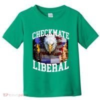 Barely Legal Clothing Checkmate Liberal Toddler T-Shirt thumb 0