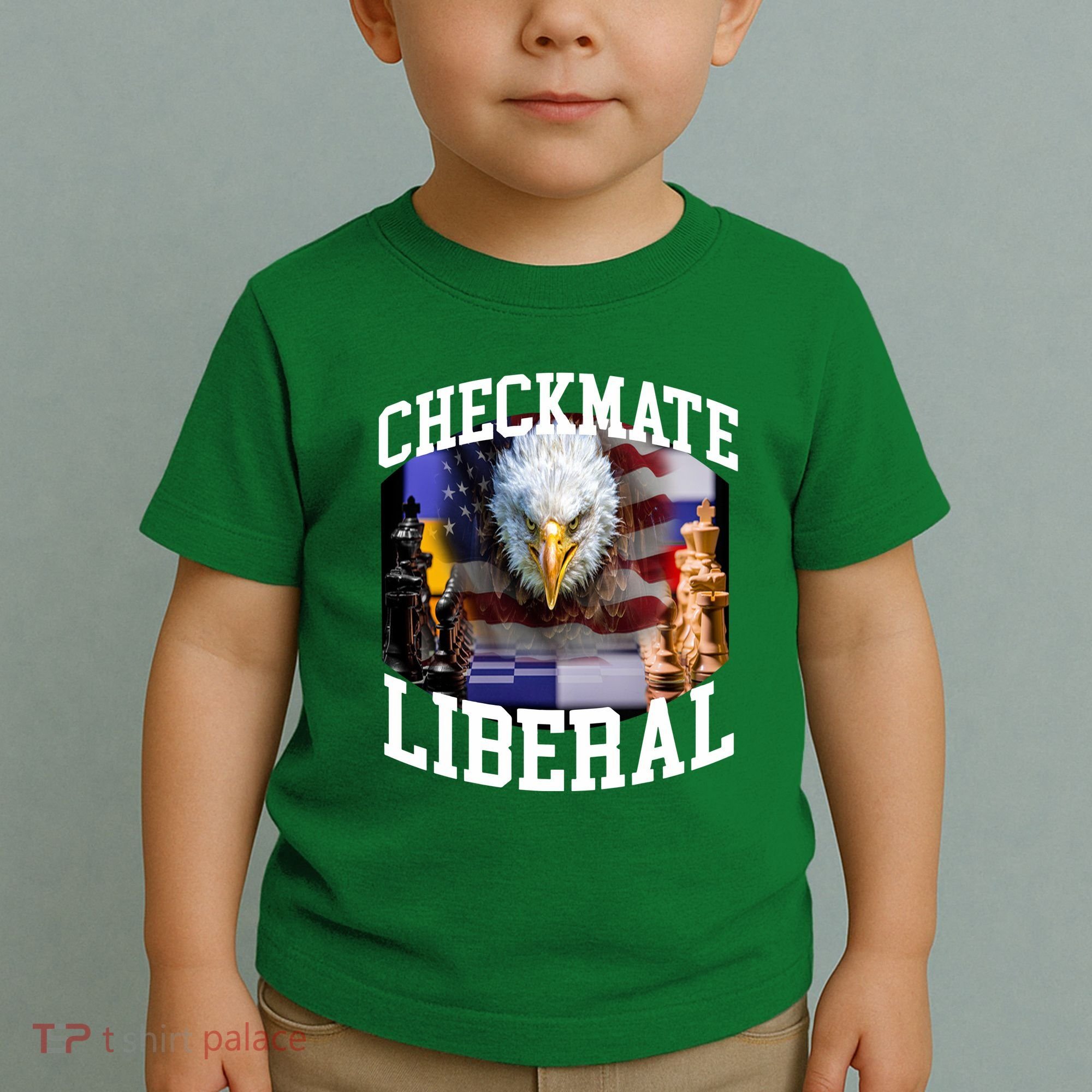 Barely Legal Clothing Checkmate Liberal Toddler T-Shirt
