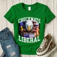 Barely Legal Clothing Checkmate Liberal Women's T-Shirt thumb 3