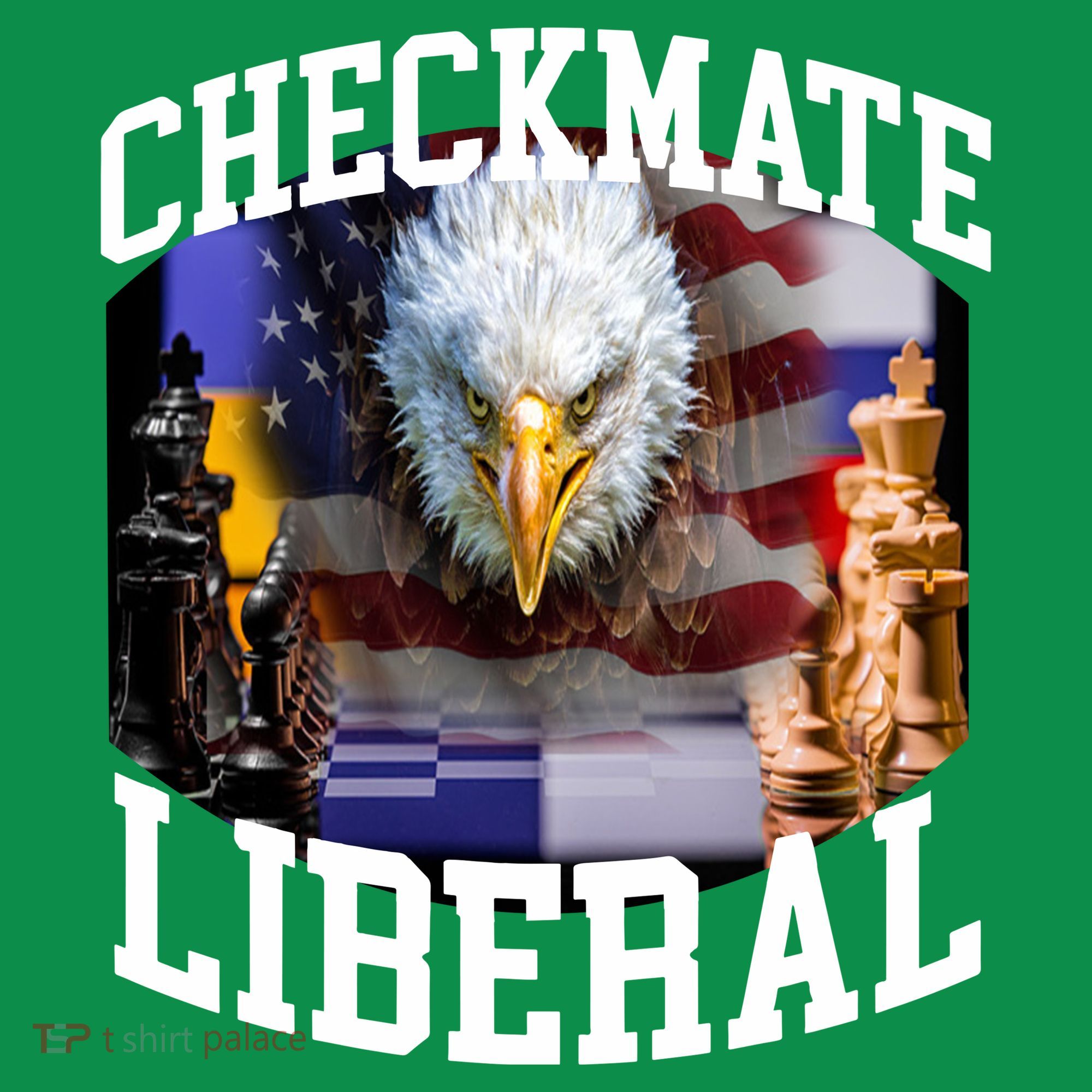 Barely Legal Clothing Checkmate Liberal Women's T-Shirt