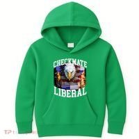 Barely Legal Clothing Checkmate Liberal Kids Hoodie thumb 0