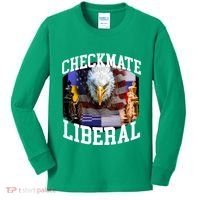 Barely Legal Clothing Checkmate Liberal Kids Long Sleeve Shirt thumb 0