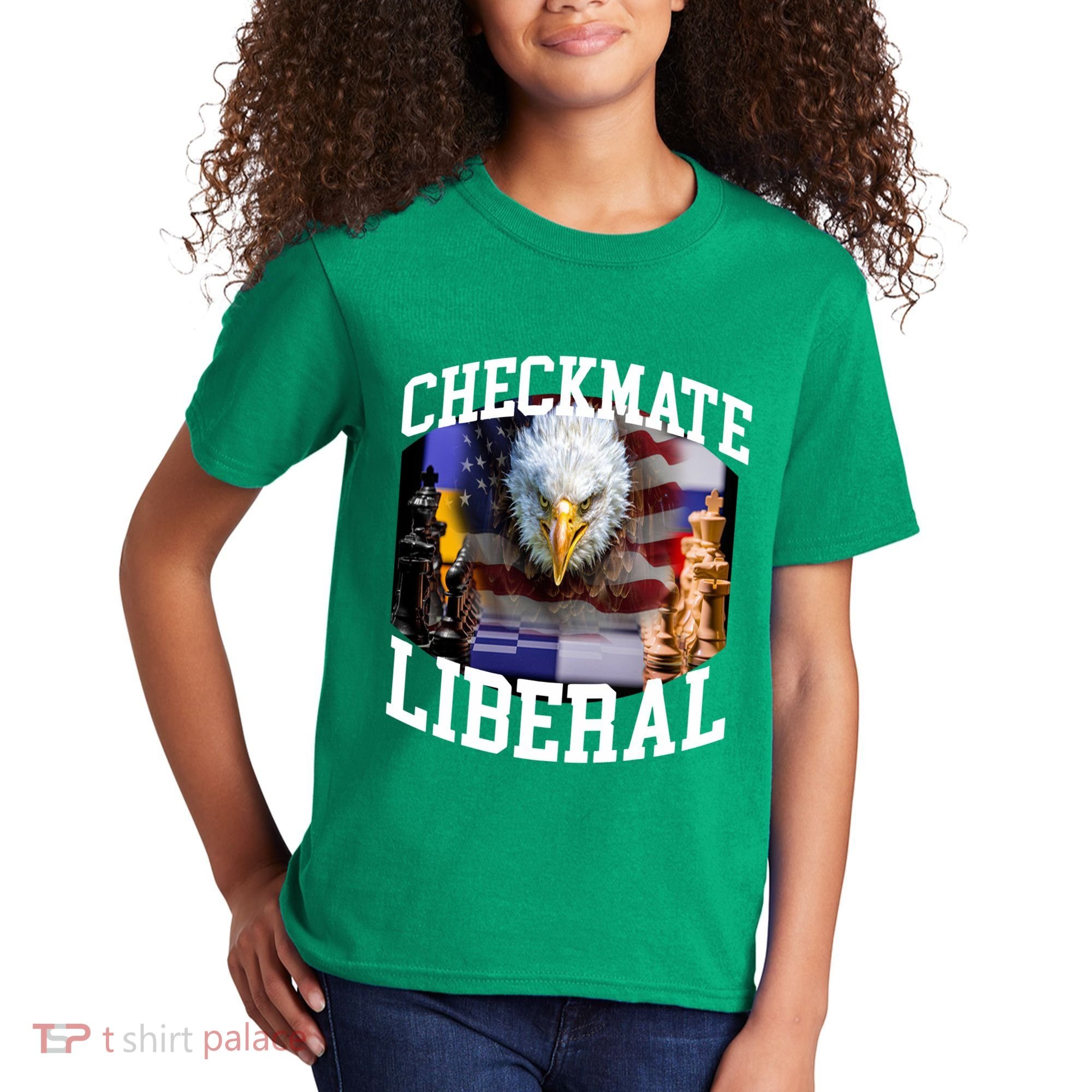 Barely Legal Clothing Checkmate Liberal Kids T-Shirt