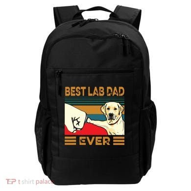 Best Lab Dad Ever Retro Vintage Backpack