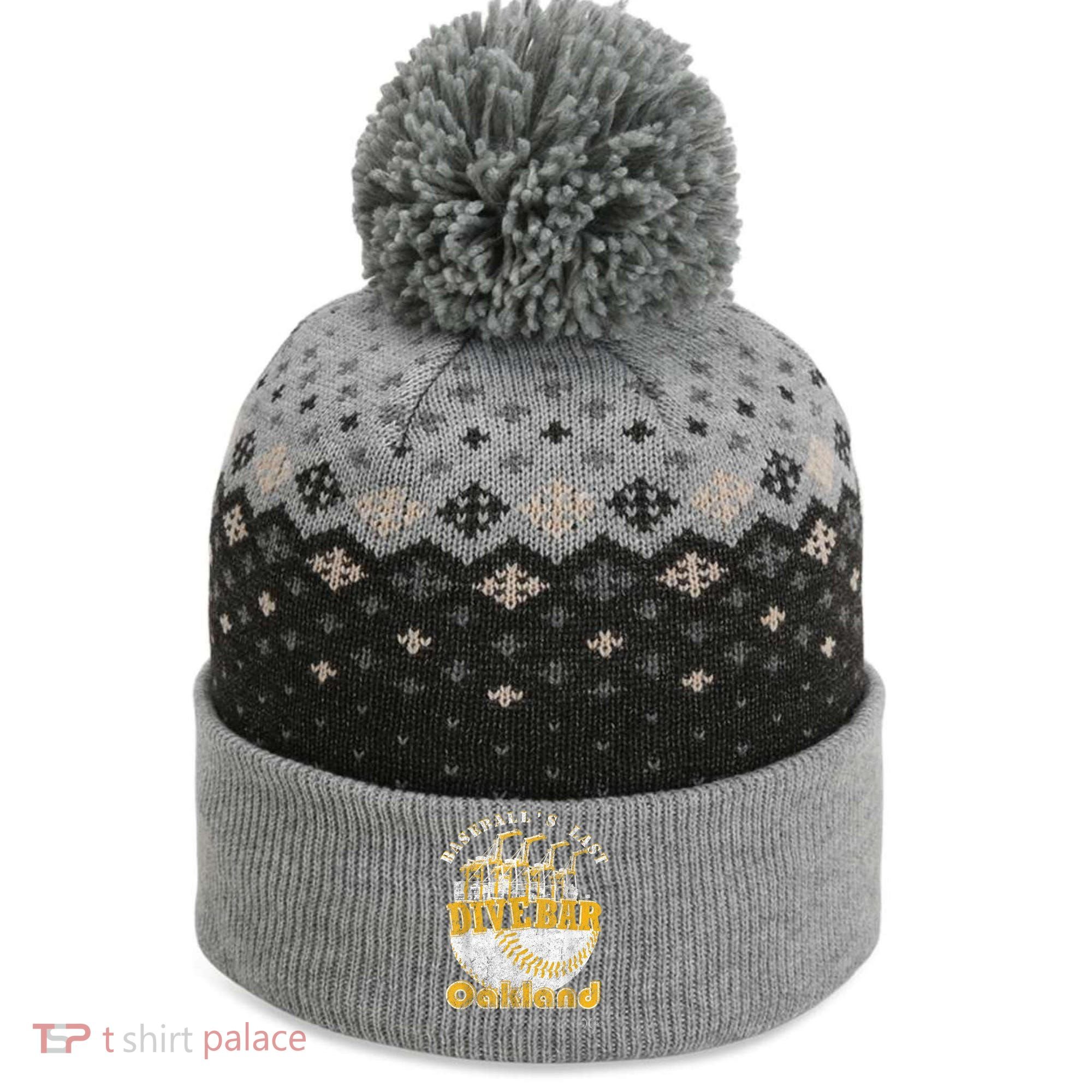 Baseball's Last Dive Bar The Baniff Cuffed Pom Beanie
