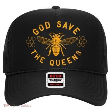 Bee Lovers Design God Save The Queen Funny Gift Hat