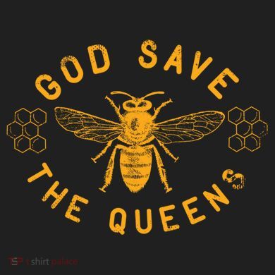 Bee Lovers Design God Save The Queen Funny Gift Hat