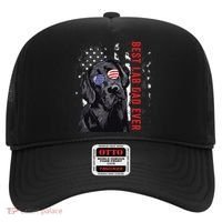 Best Lab Dad Ever Labrador Dog American Flag Fathers Day Hat thumb 0