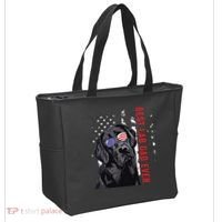 Best Lab Dad Ever Labrador Dog American Flag Fathers Day Tote Bag thumb 2