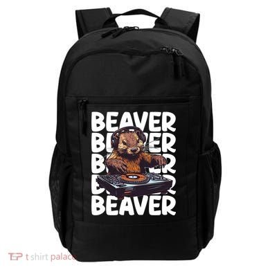 Beaver Lover DJ Funny Beaver Great Gift Backpack