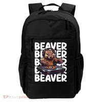 Beaver Lover DJ Funny Beaver Great Gift Backpack thumb 0