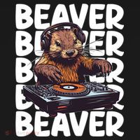 Beaver Lover DJ Funny Beaver Great Gift Bucket Hat thumb 4