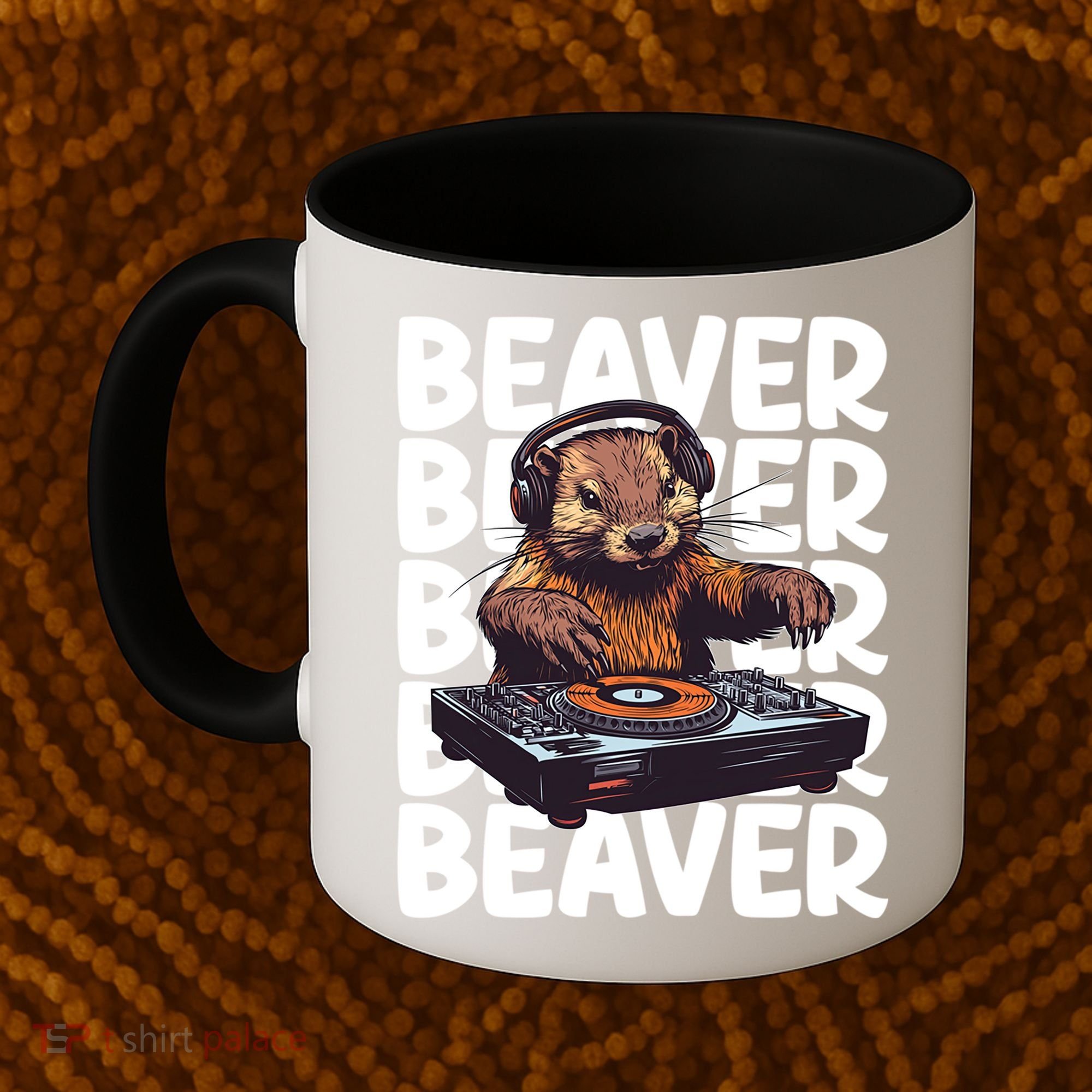 Beaver Lover DJ Funny Beaver Great Gift Coffee Mug