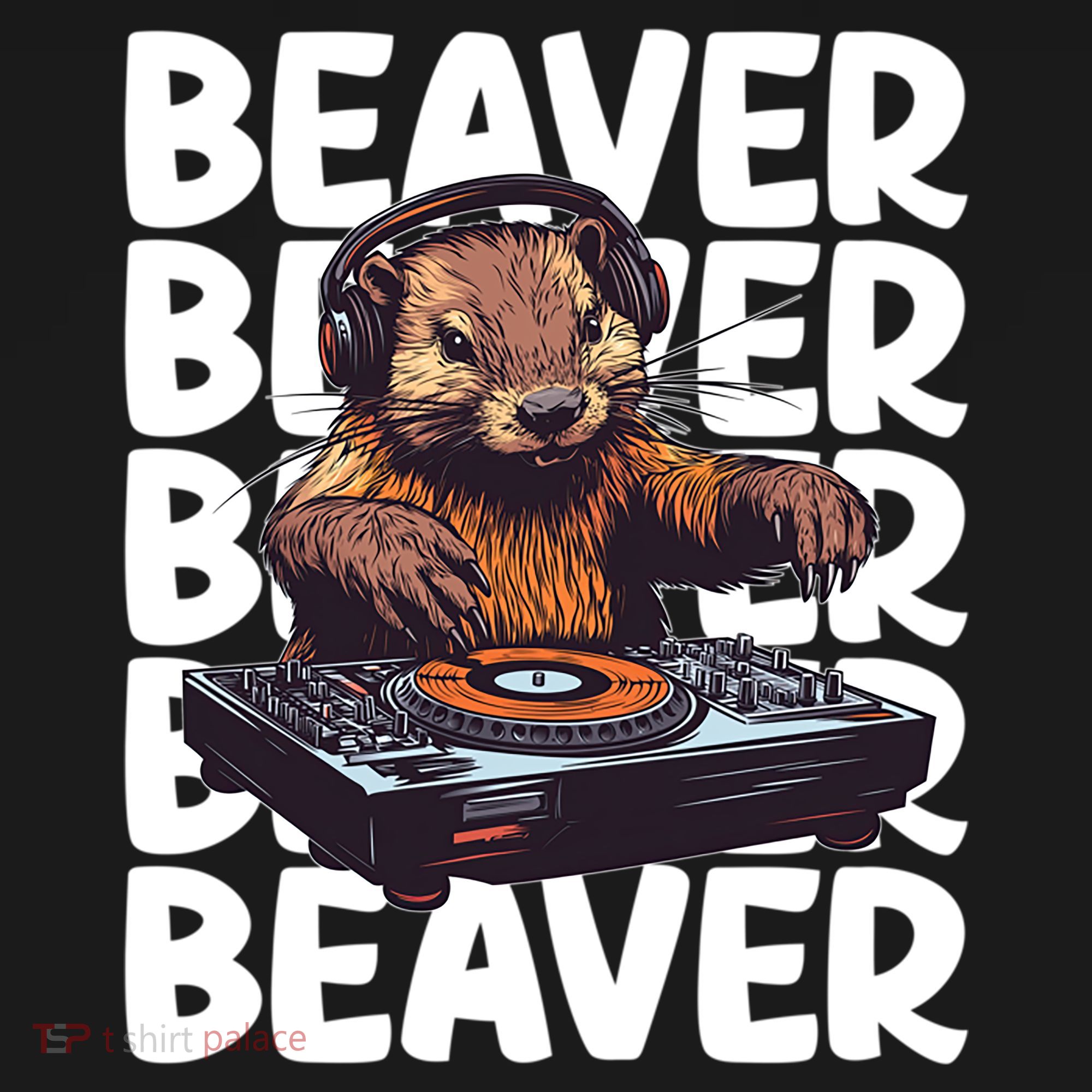 Beaver Lover DJ Funny Beaver Great Gift Ornament