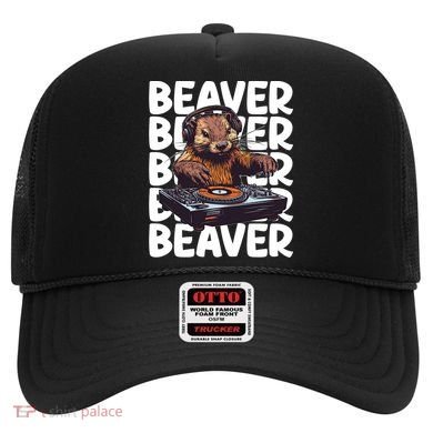 Beaver Lover DJ Funny Beaver Great Gift Hat