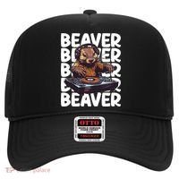 Beaver Lover DJ Funny Beaver Great Gift Hat thumb 0
