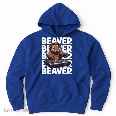 Beaver Lover DJ Funny Beaver Great Gift Hoodie