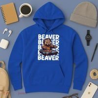 Beaver Lover DJ Funny Beaver Great Gift Hoodie thumb 3