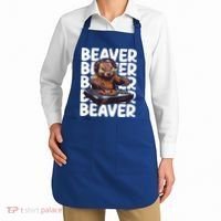 Beaver Lover DJ Funny Beaver Great Gift Apron thumb 2
