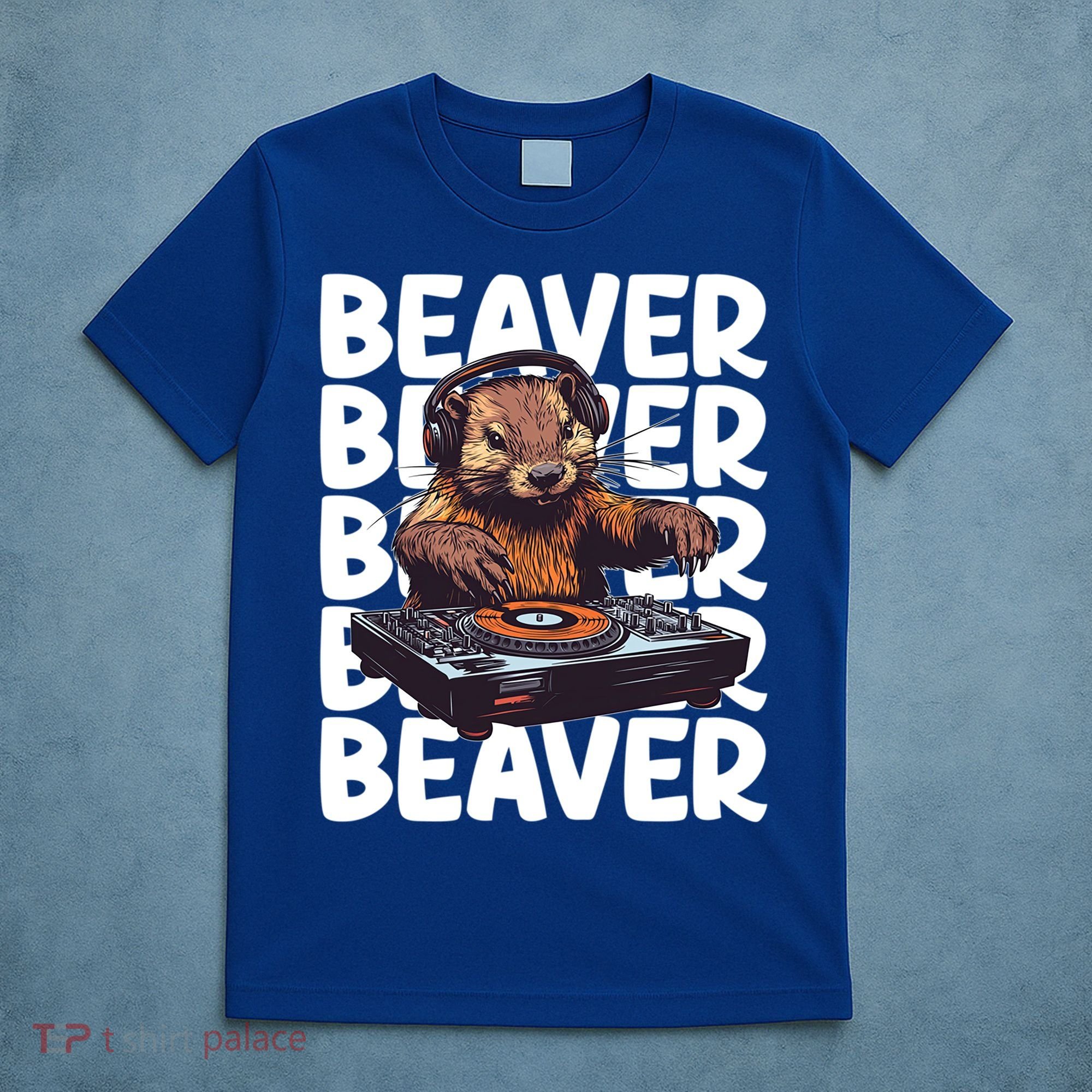 Beaver Lover DJ Funny Beaver Great Gift T-Shirt