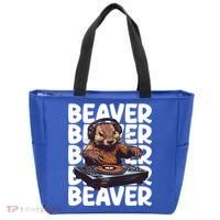 Beaver Lover DJ Funny Beaver Great Gift Tote Bag thumb 0