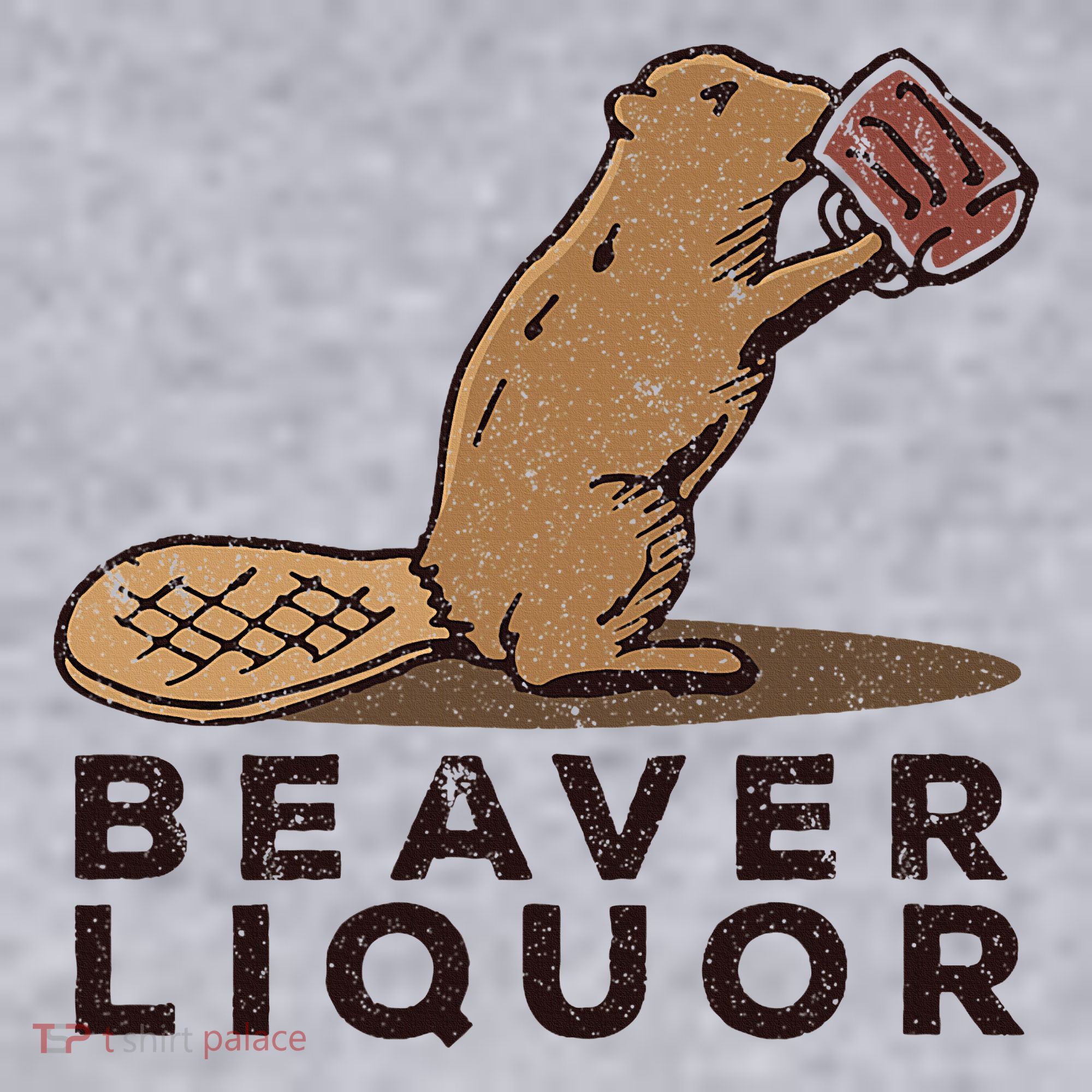 Beaver Liquor Drinking Women's Sweatshirt