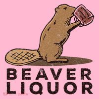 Beaver Liquor Drinking Coaster thumb 2