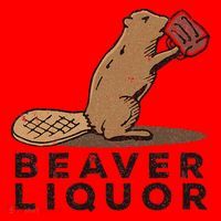 Beaver Liquor Drinking Santa Hat thumb 1
