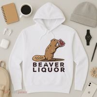 Beaver Liquor Drinking Hoodie thumb 3