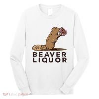 Beaver Liquor Drinking Long Sleeve Shirt thumb 0