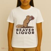 Beaver Liquor Drinking T-Shirt thumb 4