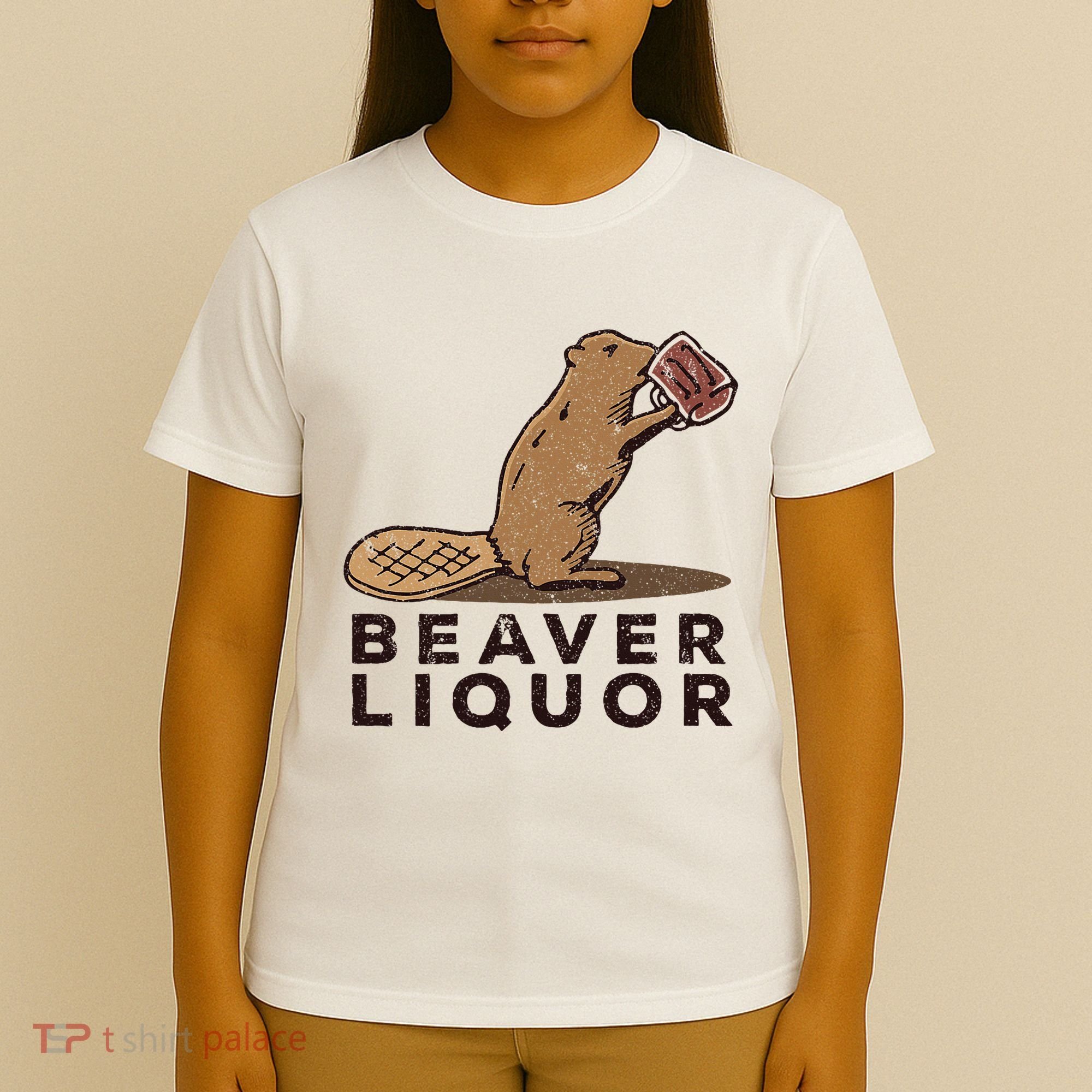 Beaver Liquor Drinking T-Shirt