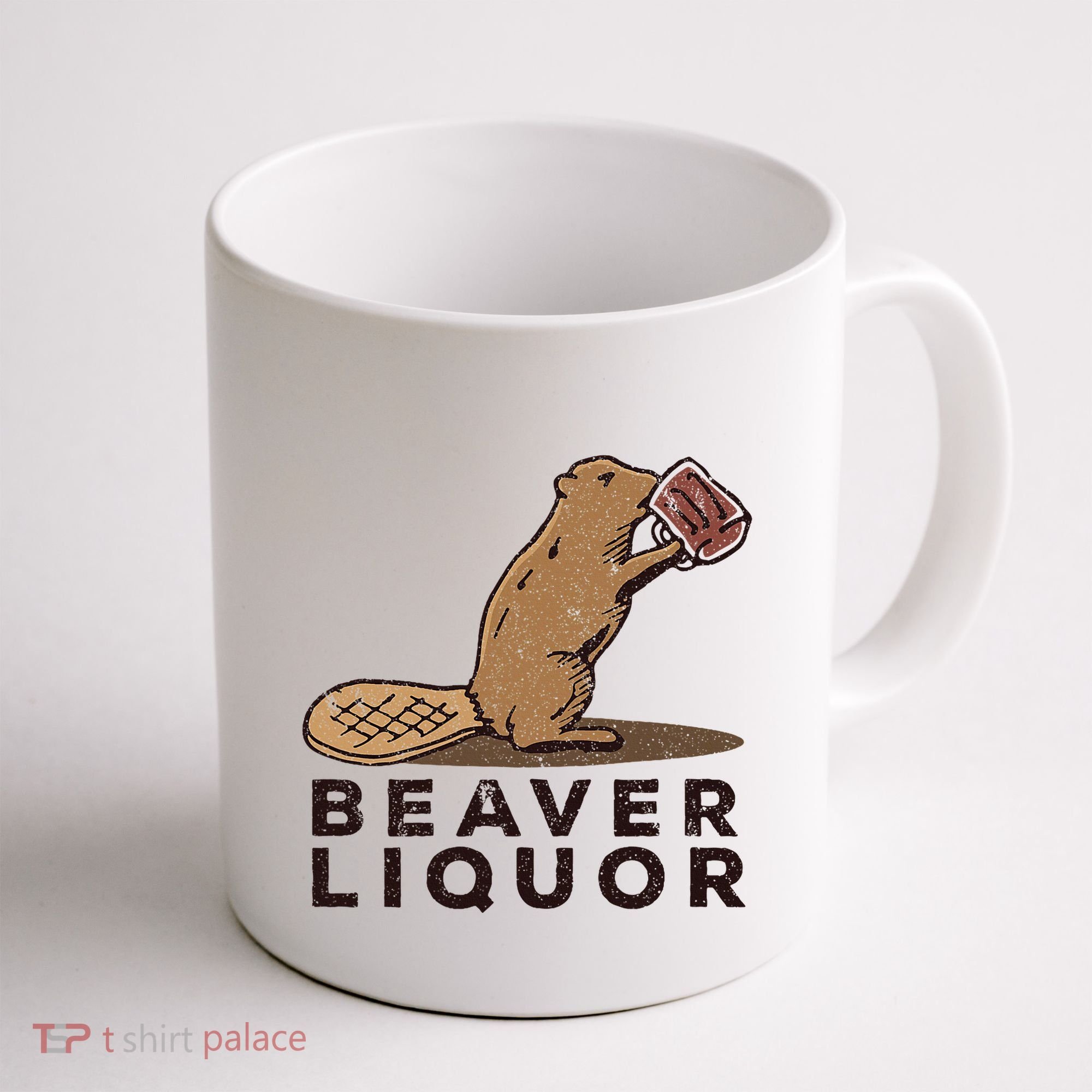Beaver Liquor Drinking Coffee Mug