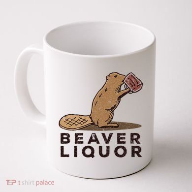Beaver Liquor Drinking Coffee Mug