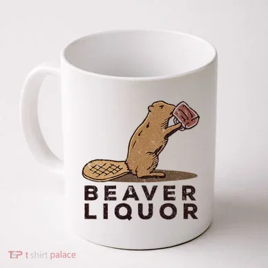Beaver Liquor Drinking Coffee Mug