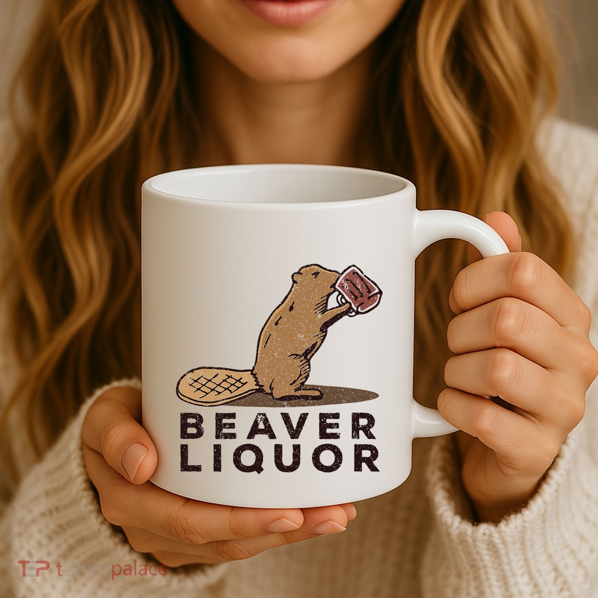 Beaver Liquor Drinking Coffee Mug