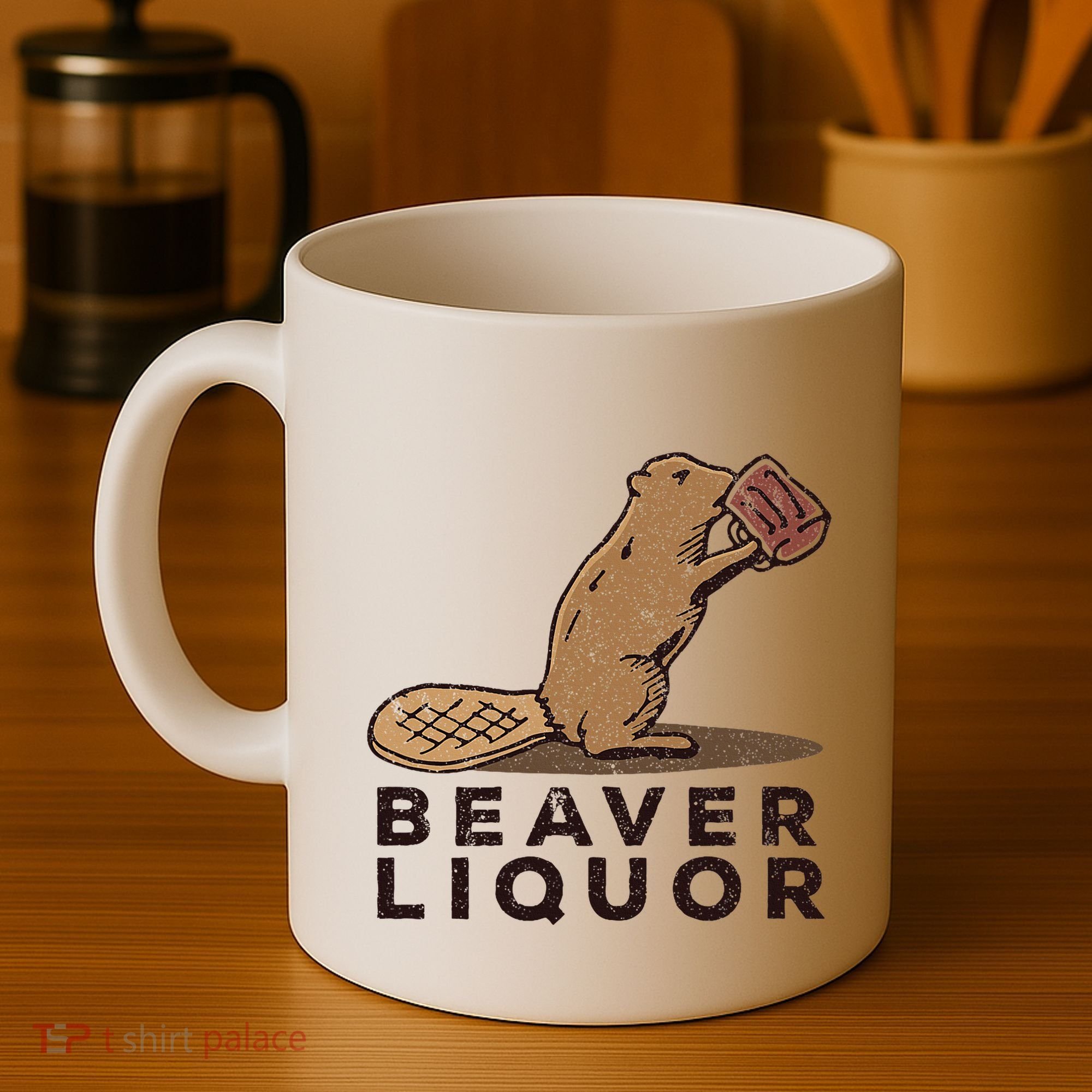 Beaver Liquor Drinking Coffee Mug