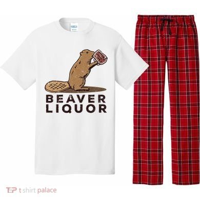 Beaver Liquor Drinking Pajama Set