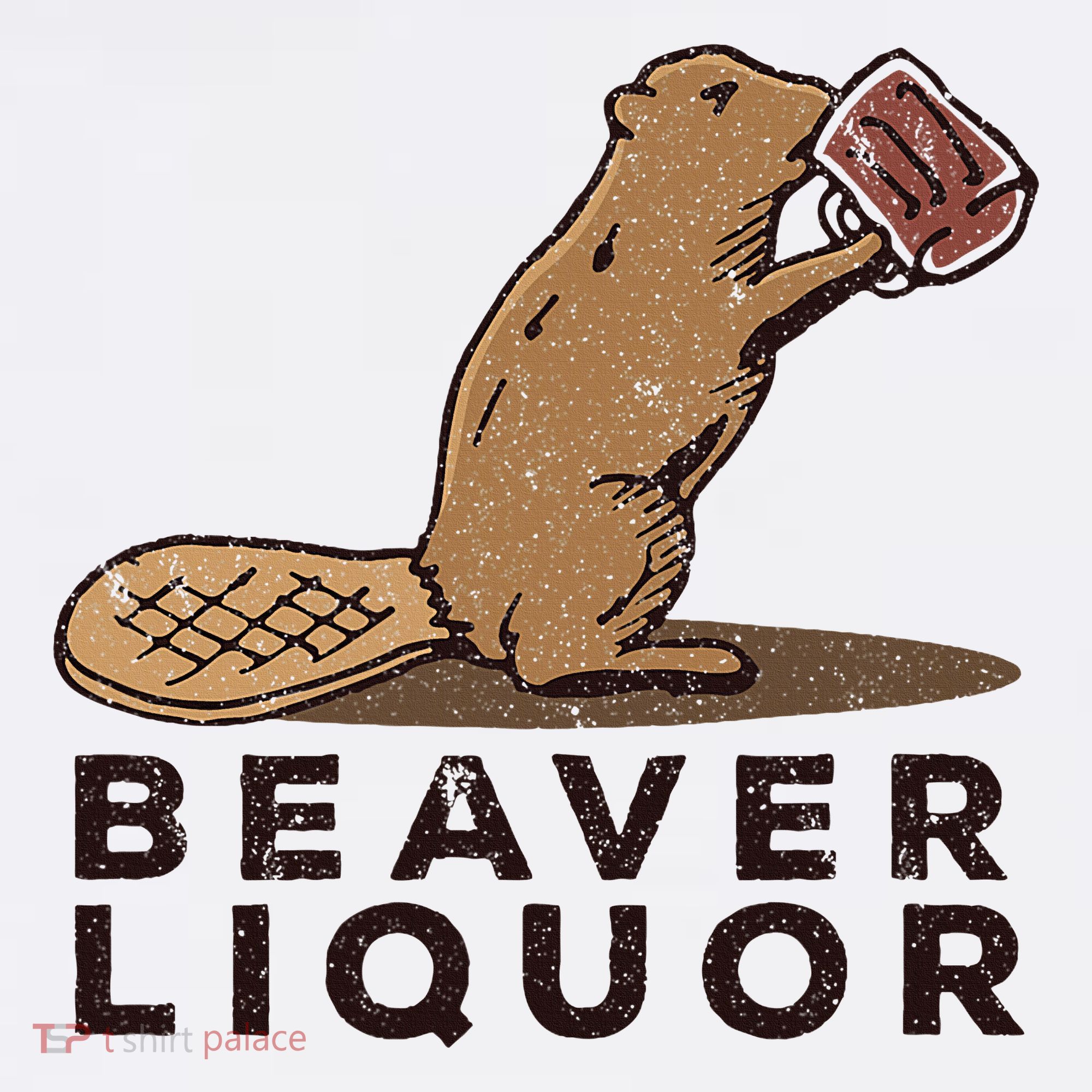 Beaver Liquor Drinking Pajama Set