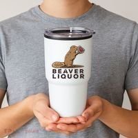 Beaver Liquor Drinking Tumbler thumb 2