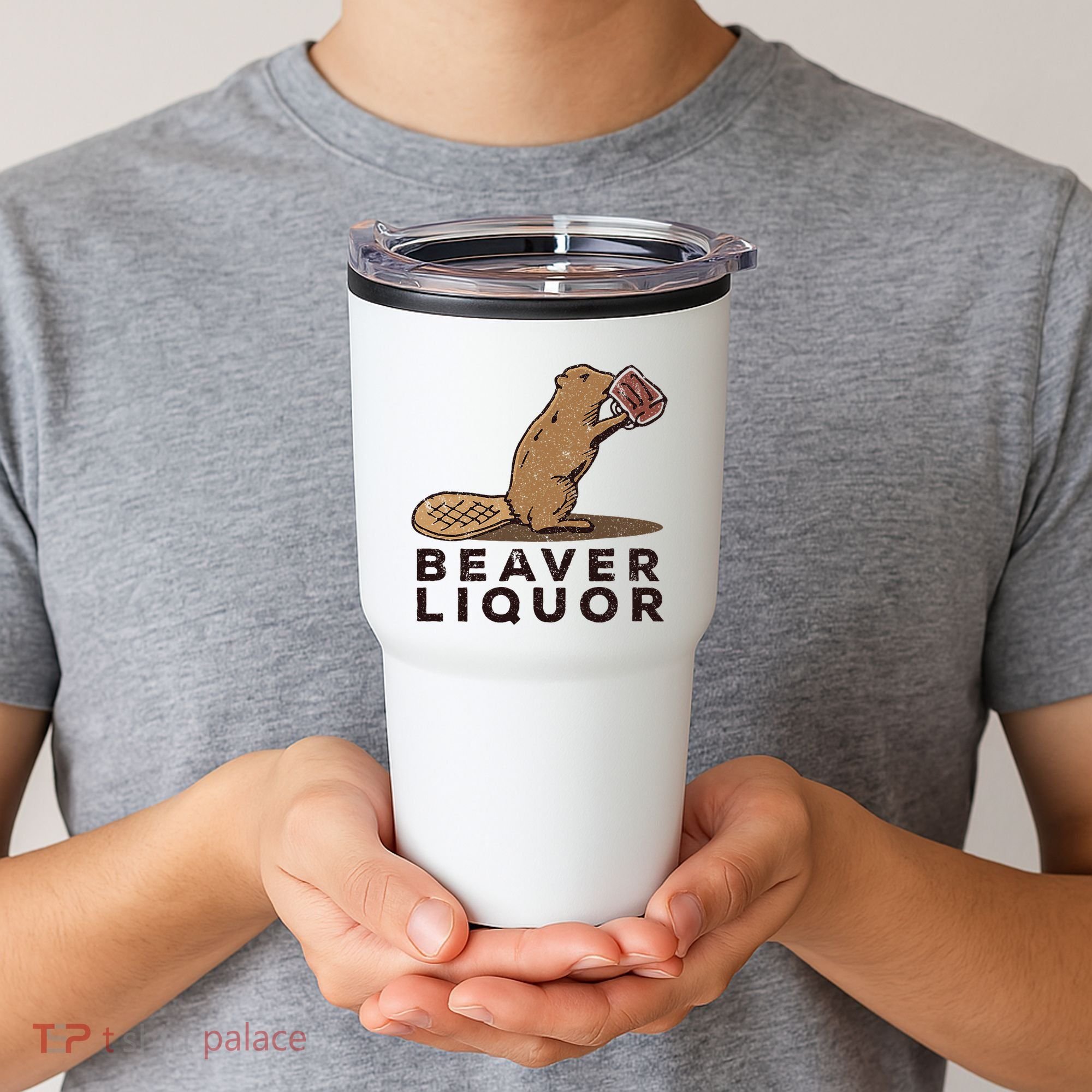 Beaver Liquor Drinking Tumbler