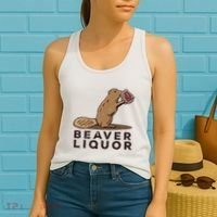 Beaver Liquor Drinking Women's Tank Top thumb 2