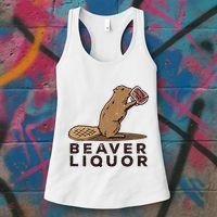 Beaver Liquor Drinking Women's Tank Top thumb 3