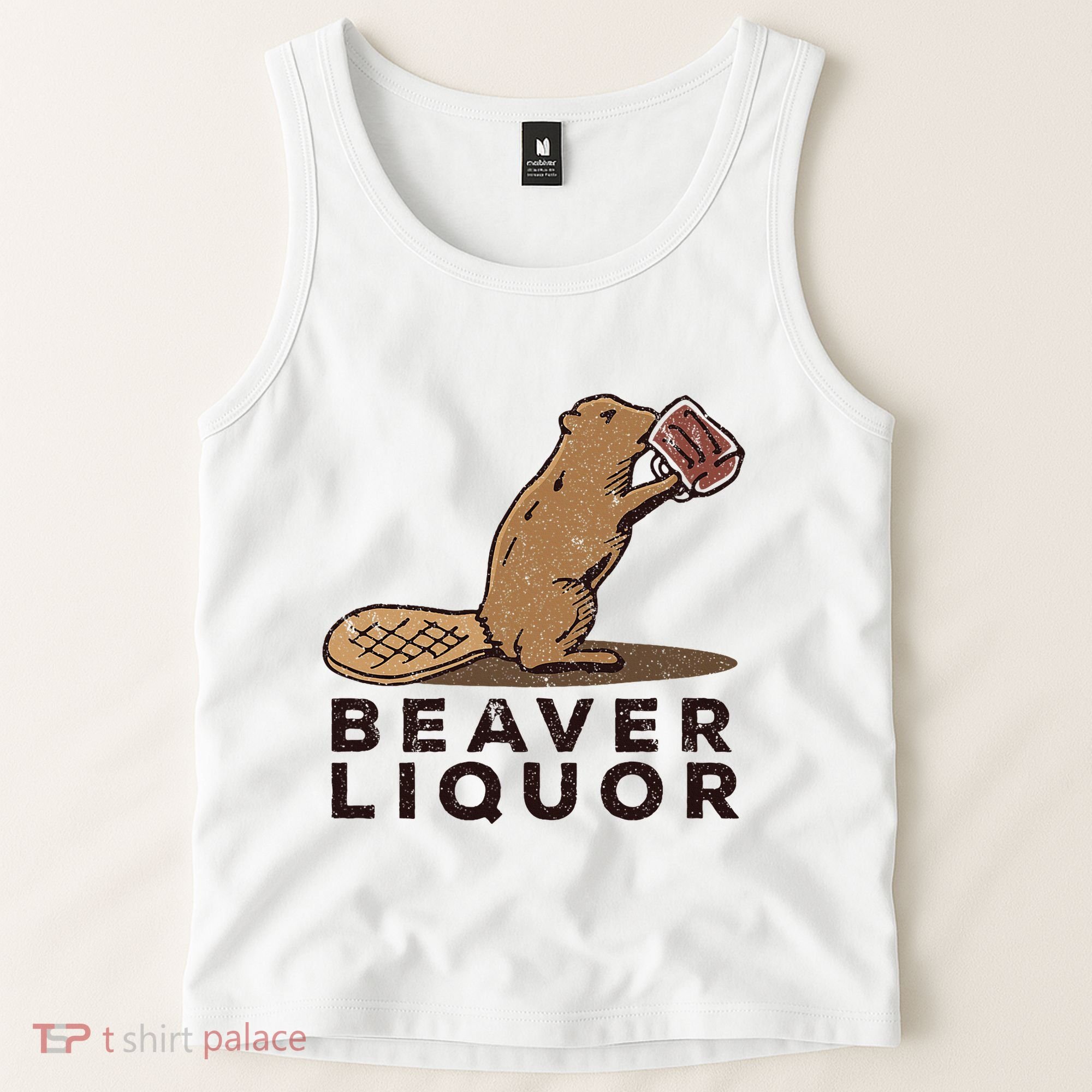 Beaver Liquor Drinking Tank Top