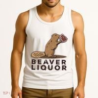 Beaver Liquor Drinking Tank Top thumb 3