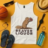 Beaver Liquor Drinking Tank Top thumb 4