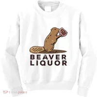 Beaver Liquor Drinking Kids Sweatshirt thumb 0