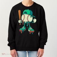 Baseball Lifestyle Drip Ice Cream Cool Art Women's Sweatshirt thumb 0