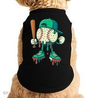 Baseball Lifestyle Drip Ice Cream Cool Art Doggie Tank thumb 0