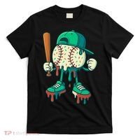 Baseball Lifestyle Drip Ice Cream Cool Art T-Shirt thumb 0